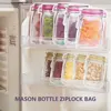 20pcs reusable mason jar bottles b