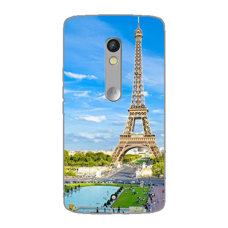 M30 Чехол с узором для Motorola Moto X Play XT1562 XT1563 задняя крышка цветок кошка собака печать бабочка животное мягкий силиконовый чехол для телефона - Цвет: M30