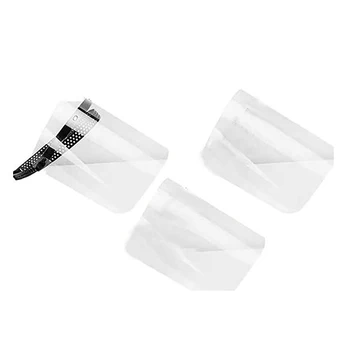 

3PCS Face Shield Transparent Protective Mask Anti-Smoke Masks Anti-Saliva Protective Hat Kitchen Oil Splash Protective Mask