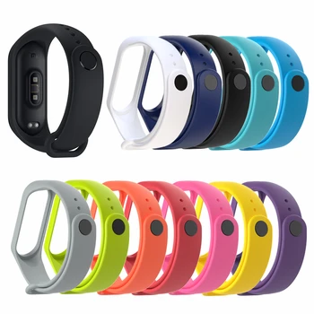

Mi Band 3 4 Strap Silicone for Xiaomi Mi band 4 Bracelet Replacement Strap Pulsera Miband 4 Correa Soft Band