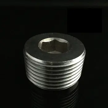 

1/2" BSP Male Thread 304 Stainless Steel Pipe Plug Allen Hex Head Socket Pipe Fittings End Cap