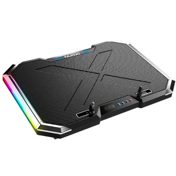 

Cool Laptop Cooler Cooling Pad Base Notebook Cooler Computer USB Fan Stand Laptop Cooling Pad 11-18 inch Laptop Accessories