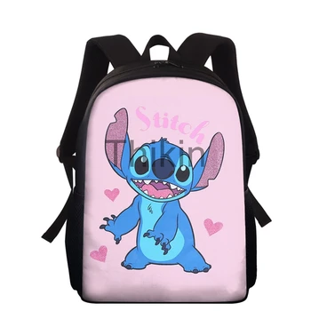 

Pink Cartoon Lilo & Stitch Printed Children School Bag For Girls 2020 New School Backpacks Kids Mochila Infantil Plecaki Szkolne