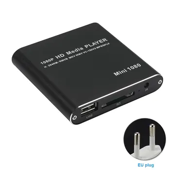 

1080P Home Audio AVI Host Media Memory Card Read Smooth Decoding MKV Full HD Lightweight HDD Player Mini USB AV HDMI Portable