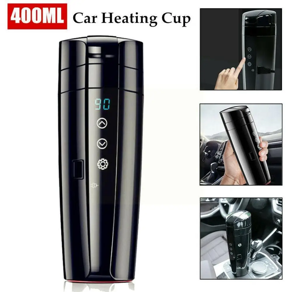 Winter Sale Max 54% OFF Special Price Car Heating Cup with Display New Black Temperature Color