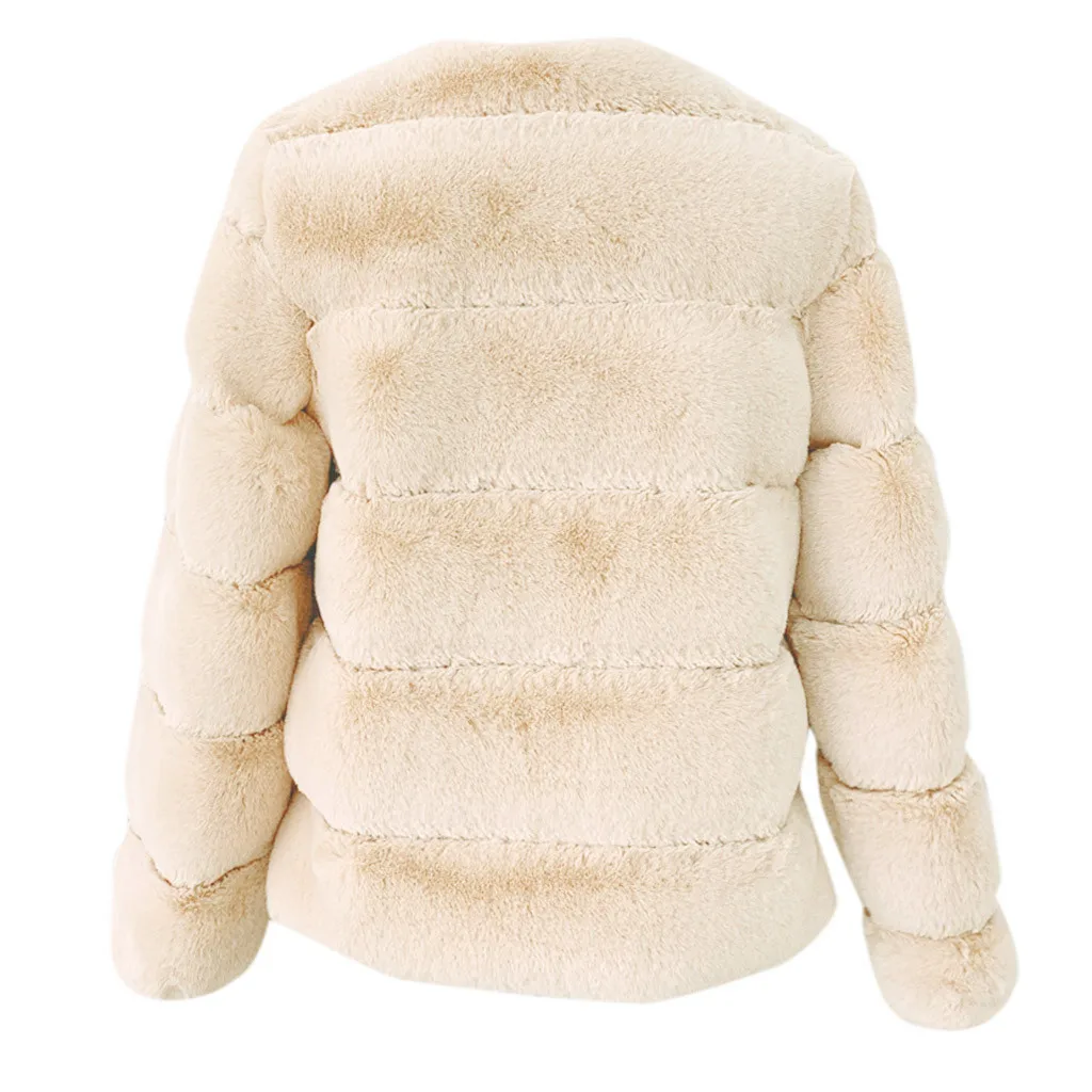 Винтажное пушистое пальто из искусственного меха женская зимняя куртка пальто Женская Плюс Размер теплая длинная Повседневная Верхняя одежда Пальто kamizelka futerko T3