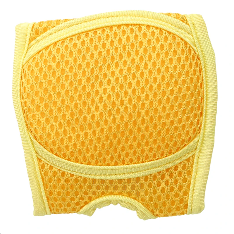 Yellow Новые дышащие младенцев губка наколенники для малышей наколенники для ползания падения колодки детские гетры для маленьких детей штаны с наколенниками, коленные защитные Лидер продаж - Цвет: Yellow