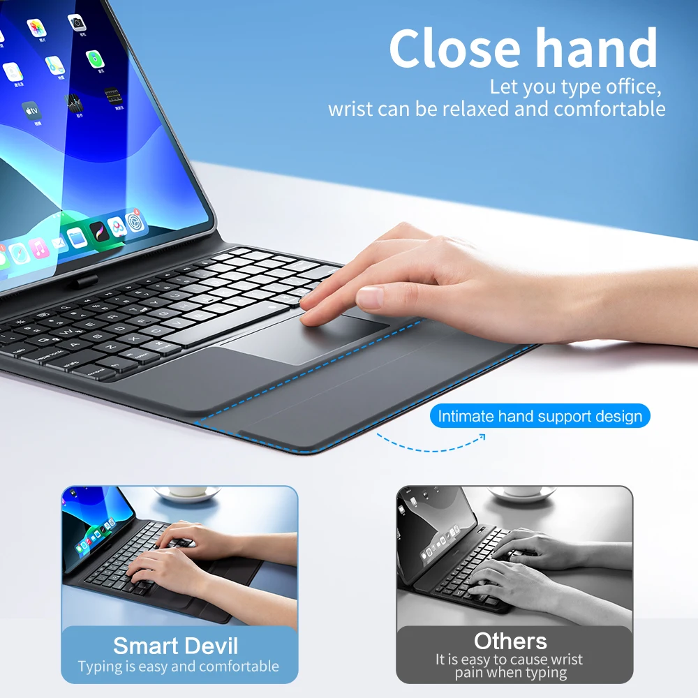 Buy Smartdevil Bluetooth Wireless Keyboard Case For Apple Ipad Pro Ipad Air 1 2 3 4 Ipad 17 18 19 Ipad Mini 4 5 Pencil Holder Online In Japan
