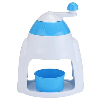 

Manual Household Ice Machine Snow Flake Smoothie Machine Hand Ice Cutter Ice Grinder