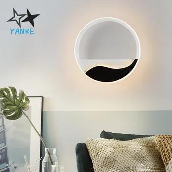 

Modern simple LED wall lamp bedroom bedside corridor corridor bathroom decorative lighting personalized creative lamp