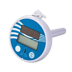 Thermomètre numérique flottant étanche sans fil à affichage LCD pour piscine et Spa, petit Aquarium à énergie solaire 