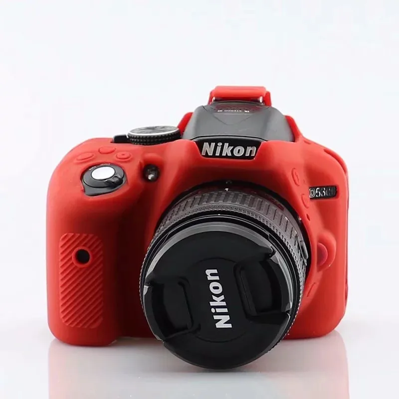 Для Nikon D5300 Резиновая кожа брони чехол DSLR камера корпус Защитная сумка для Nikon D5300 чехол сумка DSLR камера только