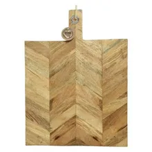 Доска разделочная деревянная, 38x50x2 см