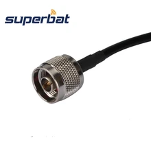 Superbat N прямой штекер в N Мужской прямой косичка кабель RG58 1 м для кабель для антенны кабель в сборе