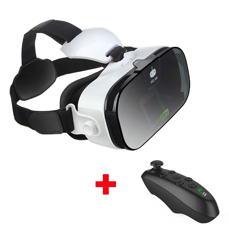 3FMINI with Remote A FiiT 112 FOV VR Очки виртуальной реальности удаленные 3D Android картон VR 3D гарнитура стерео шлем коробка для смартфонов 4,0-6,2 дюймов - Цвет: 3FMINI with Remote A