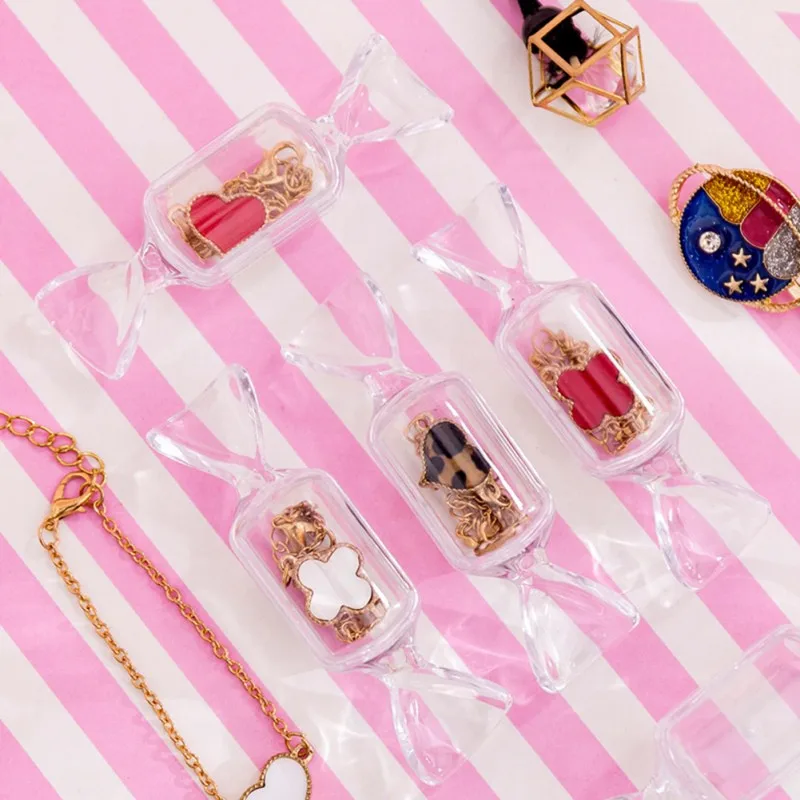 20PCS Portable Mini Candy Shape Pill Box Travel Pill Case Splitter Pill Organizer Medicine Box Pill Container