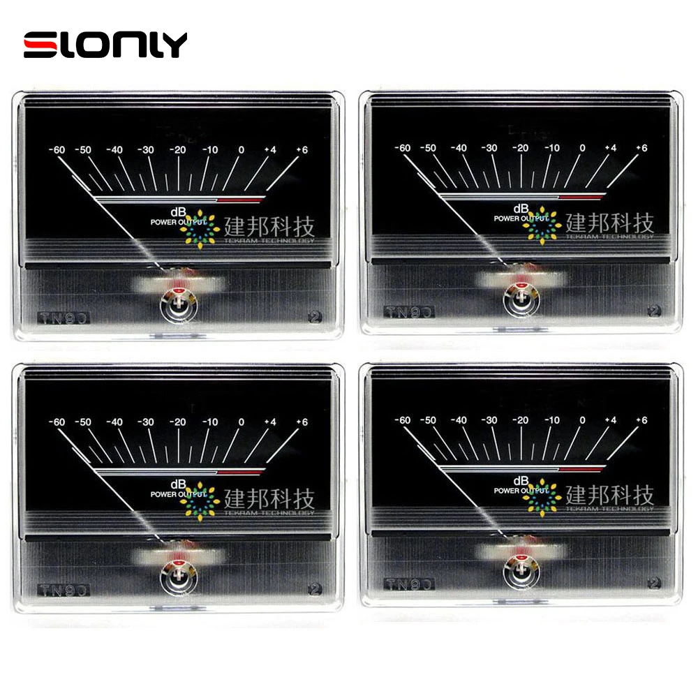 4 Pz Denon Tn-90 Amplificatore Livello Vu Metri Tubo Sterzo Audio Db Metro Ponte Potenza Misuratore Di Pressione Sonora Con Retroilluminazione Del Tel