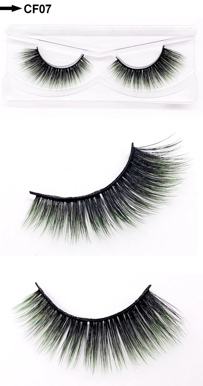 OKAYLASH White Color Natual Long Fluffy Soft Wispies False Eyelashes Natural Fake Snow Colored Lashes Cosplay Halloween Makeup -Outlet Maid Outfit Store H7f00c06d9aa545d99c62cba4339aa577h.jpg