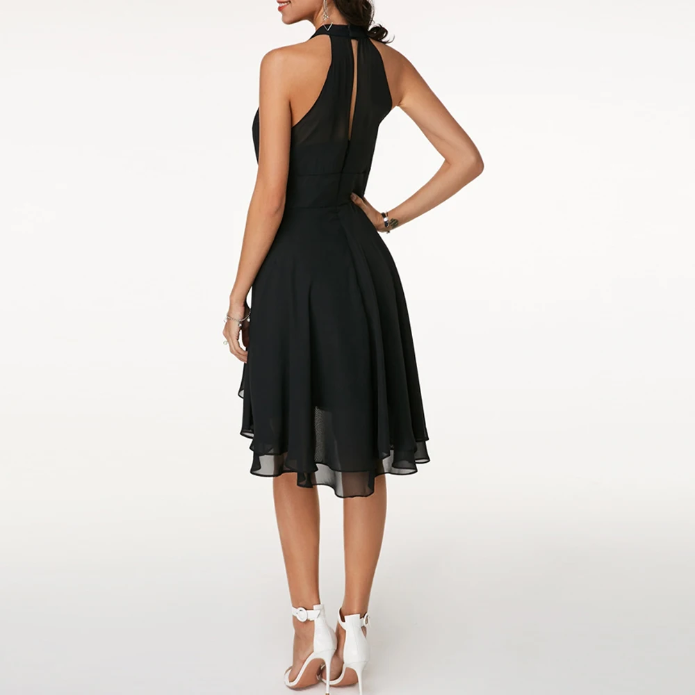 Robe Midi COS Taille 44 - Gris/vert Élégant - Coupe Ample Avec Nœud - Occasion