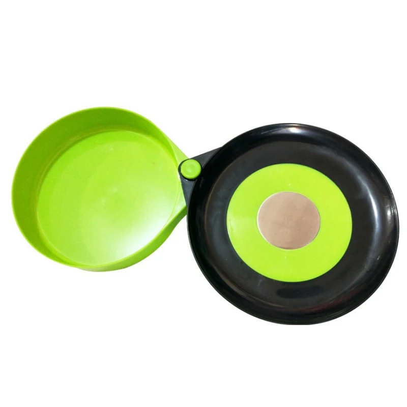 

outdoor magnetic pull bait disk portable Plastic durable Fish Tool Pull Bait Plate Dish Fishing Bait Lure Storage Box Case Fi