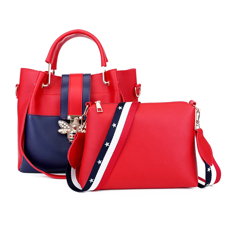 

2019 New Style WOMEN'S Bag Trendy Two-Piece Set Different Size Bags Trend Joint One-Shoulder Handbag