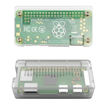 

2 Pcs Transparent Protector Cover Case, for Raspberry Pi Zero - 72X35X17Mm & 13.5X10.9X1.5Cm