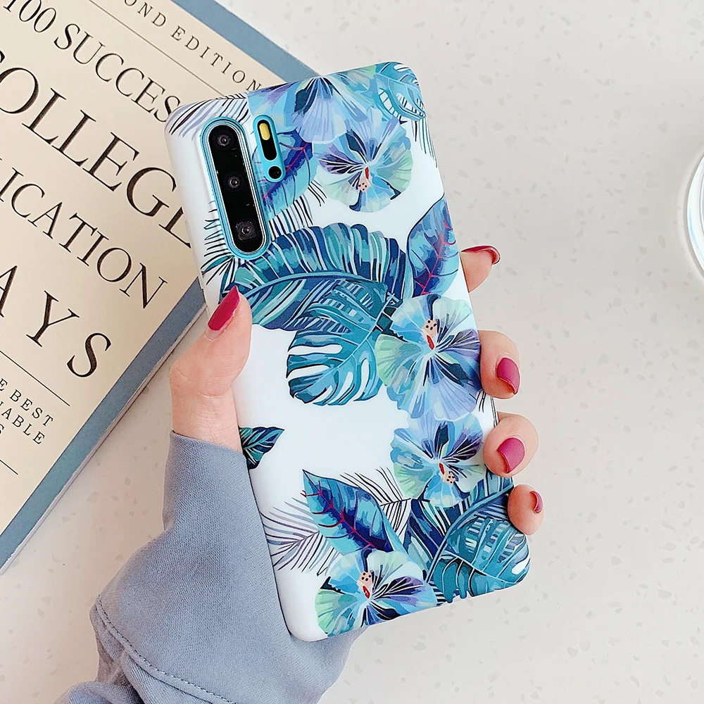 Винтажный чехол для телефона Huawei P20 P30 Lite P40 Pro Mate 20 Nova 4 5i мягкий матовый IMD