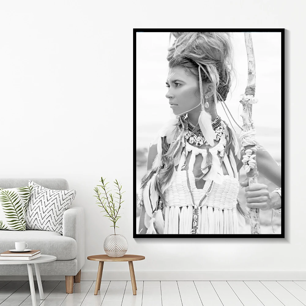 Giraffe in Dress Classical Canvas Paintings On the Wall Art Posters And Printing Wall Pictures for Living Room Home Unstertched