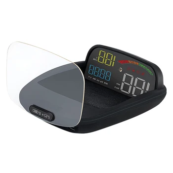 

Head-Up Display OBD2 +GPS Speeeter Alarm Function On-Board Computer Speed Projector Car HUD C800 Head Up Display