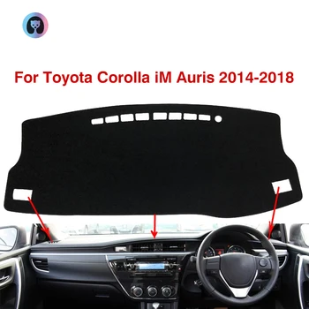 

For Toyota Corolla-iM Auris Anti-Slip Mat Dashboard Cover Pad Flannel Sunshade Dashmat Carpet Car Accessories 2014-2018 2015