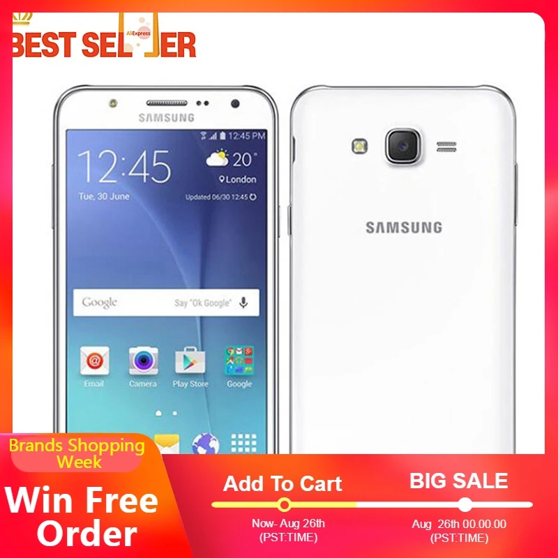 Оригинальный разблокированный samsung Galaxy J5 J500F 2015 5 0 &quotЖК-экран Android