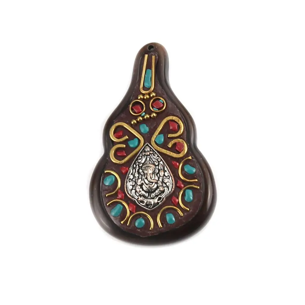 DoreenBeads модная Этническая серия подвесок резиновые Религиозные Подвески Калабаш