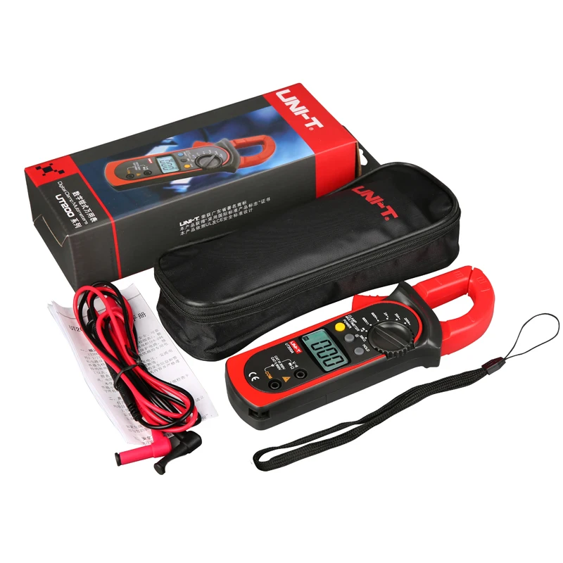 UNI-T UT200B Clamp Meters LCD Backlight AC/DC Voltage AC Current Resistance Clamp Multimeter Multitester Multimetro