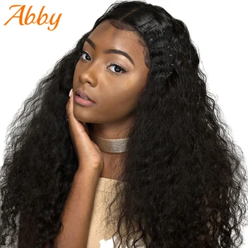 

Full Lace Water Wave Lace Front Human Hair Wigs Peruvian Lace Wigs For Women 150% Density Water Wave Hair Wigs Abby Hair Wig