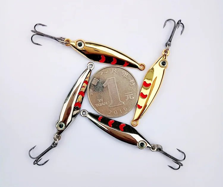 

Shrimp Soldier 5G Lure Topmouth Culter Snakehead Rod Stream Bait Freshwater Iron Plate Sequin Lure Bionic Emperor Metal Bait Ful