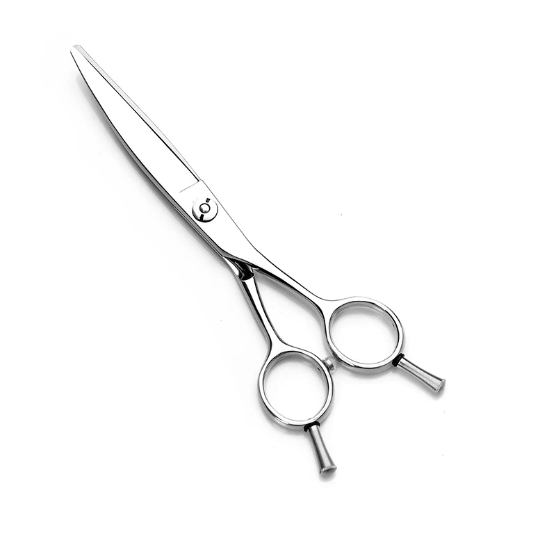 

Professional Dogs Cats Pets grooming Hair Shears Hairdressing Scissors Cutting Shears Bent Up Curved Scissors with Scissor bags