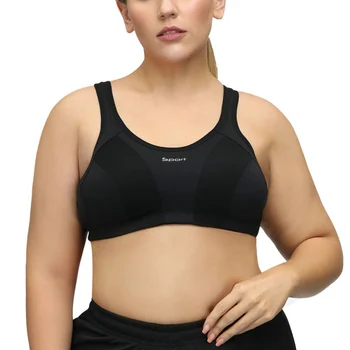 

Woman Casual Wire free Full Cup Sports Bra Fitness Vest Plus Size Bra