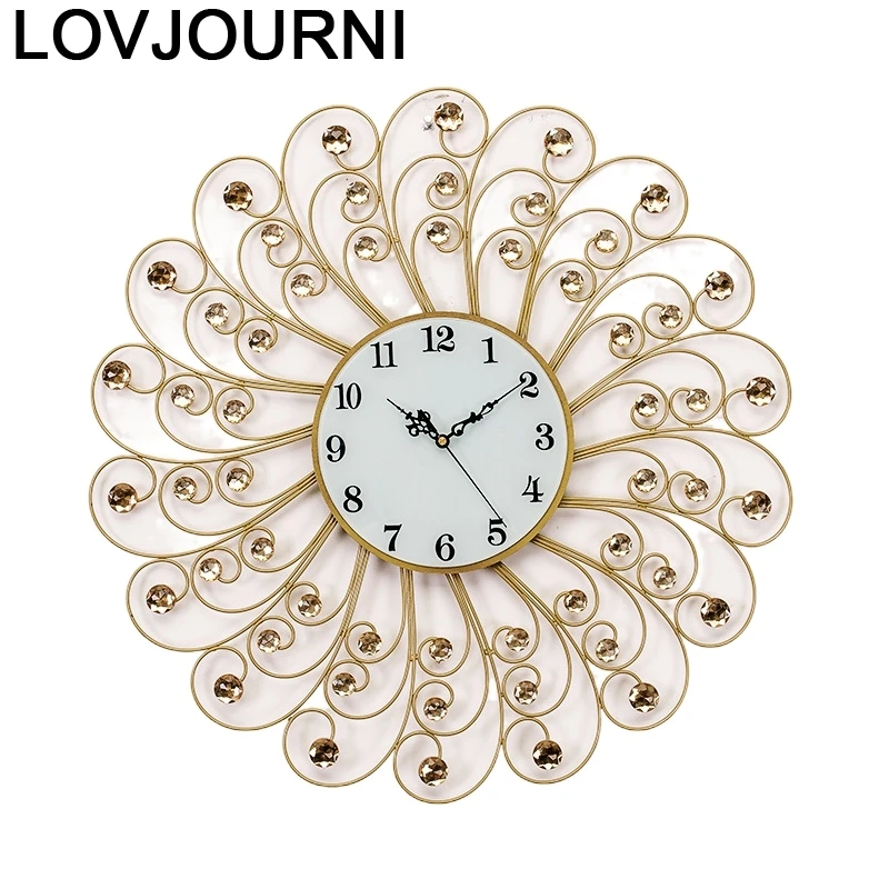 Accessories Modern Grande Living Room Decoration Large Reloje Casa Saat Reloj Pared Relogio De Parede Duvar Saati Clock Wall | Дом и сад