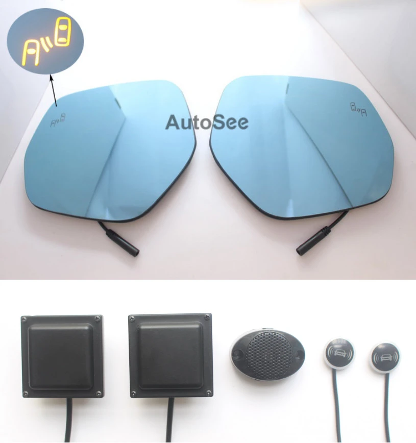 2018 For Honda Hrv Xrv Vezel Car Bsd Bsm Blind Spot Monitoring 24ghz Radar Sensor Mirror Light