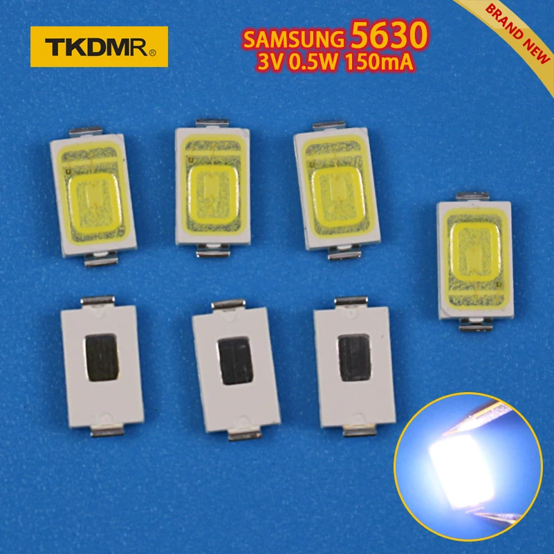 Светодиодная подсветка TKDMR 50 шт. 0 5 Вт 3 в 5630 холодный белый цвет для SAMSUNG ЖК ТВ