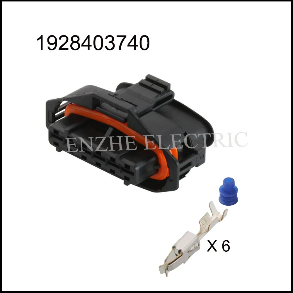 

1928403740 car female male connector waterproof socket 6 Pin automotive plug include terminal and seal 1928403966 1928403736