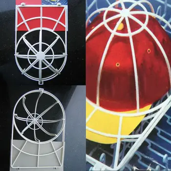 

Plastics Cap Laundry Protector Basket Cage Baseball Ballcap Hat Washer Frame Hat Shaper Drying Race in Washing Matchine Supply