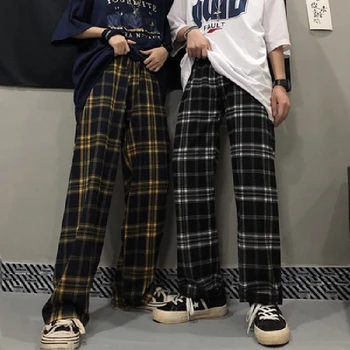 

2020 Women New Summer Wide Leg Pants Casual Loose High Elastic Waist Harem Pants Loose Belt Striped Elasticated Trousers