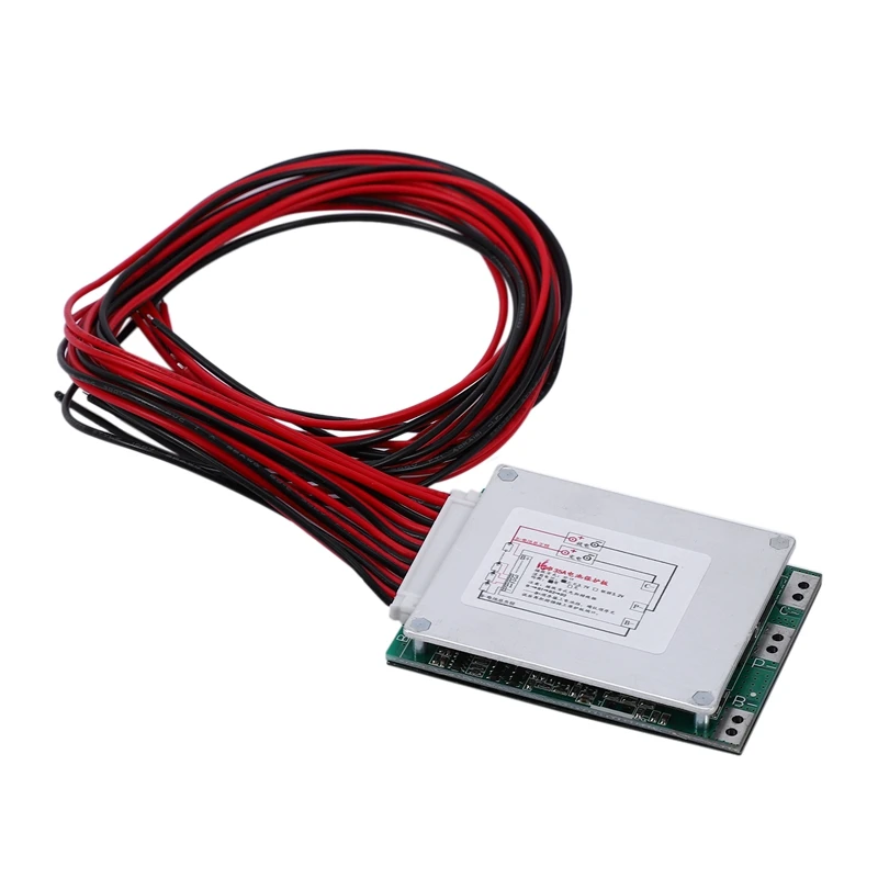 16S 60V 35A литий-ионный аккумулятор 18650 BMS Щит защиты печатной платы с балансом для