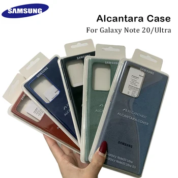 

100% Original official Samsung Galaxy Note 20/NOTE 20 Ultra for Alcantara cover leather luxury premium Case Anti-Fall Case