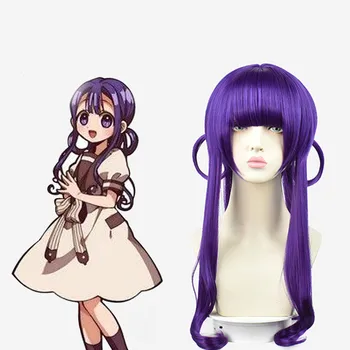 

Anime Jibaku Shounen Toilet Bound Hanako Kun Cosplay Wig Akane Kwai Purple Heat Resistant Synthetic Hairpiece Party Costume Hair