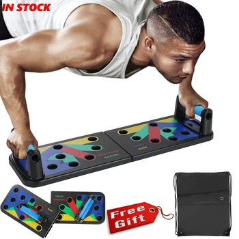 

Power Press Push Up Muscle Board System Pushup Stands Foldable Board