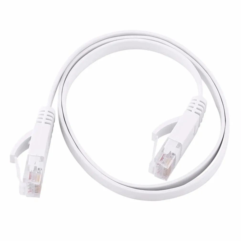 Плоский сетевой кабель CAT6e Ethernet-кабель для ноутбука шнур RJ45 LAN провод ПК