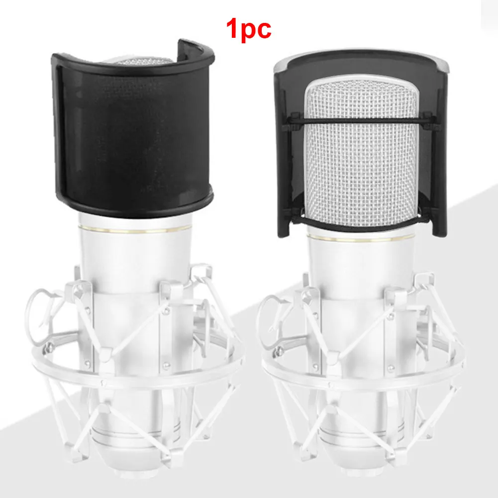 

Keep Clean Easy Use Windscreen Mask Shield Replacement Dual Layer Recording Studio Cover Professional Speaking Microphone Filter
