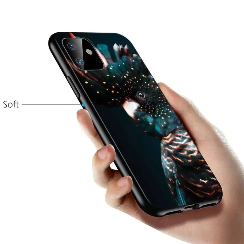 Animal Parrot Bird Silicone Cover For Apple IPhone 12 Mini 11 Pro XS MAX XR X 8 7 6S 6 Plus 5S SE Phone Case iphone 7 phone cases